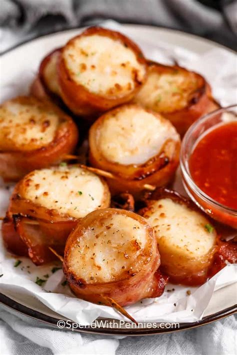 Air Fryer Bacon Wrapped Scallops Sweet Salty Spend With Pennies