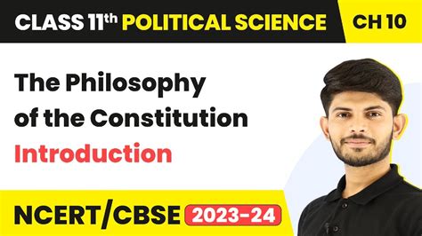 The Philosophy Of The Constitution Introduction Class Political