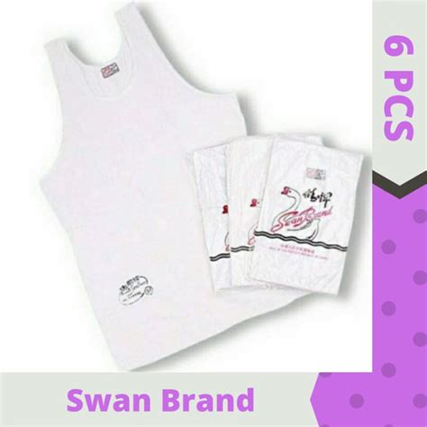 Jual Isi 6 Pcs Kaos Singlet Swan Brand Kaos Singlet Pria Dewasa