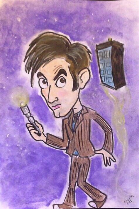 Caricature Of Doctor Who David Tennant My Fave One Caricature