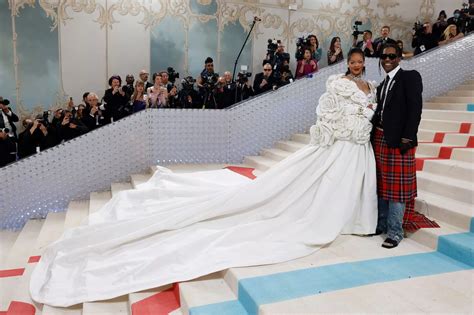 Rihanna 'getting married' say fans as she wears 'wedding dress' with A ...