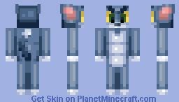 Tom (Tom and Jerry) Minecraft Skin