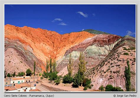 Cerro Siete Colores Purmamarca Jujuy Argentina Argentina