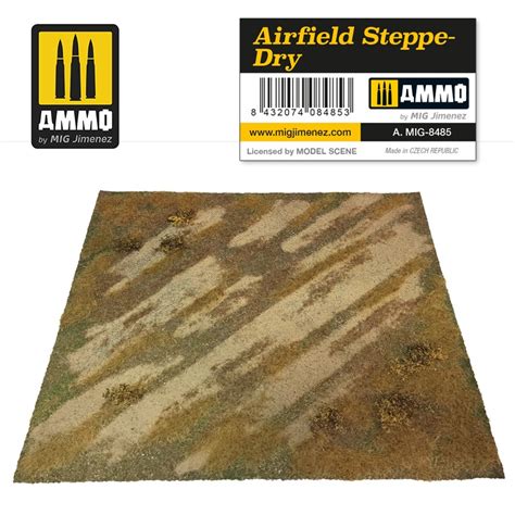 Ammo By MIG Dioramas Scenic Mats Airfield Steppe Dry Let S