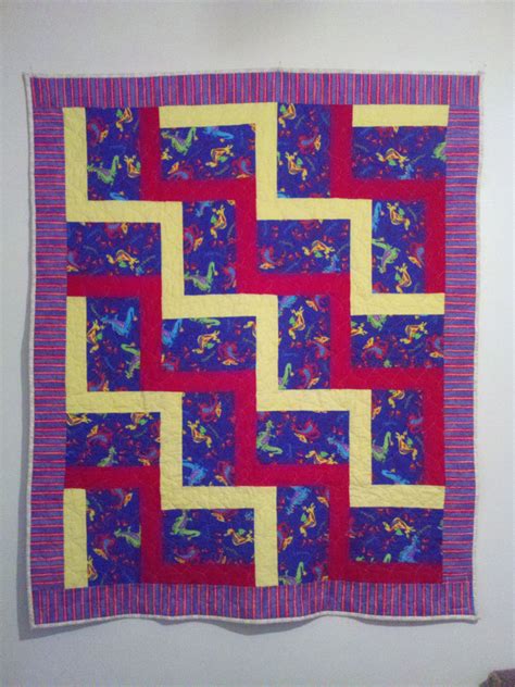 Modified Rail Fence Quilt Made By Susan M From A Lqfk Kit Quilts