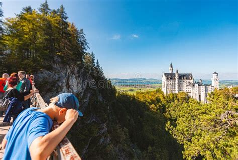 Neuschwanstein Castle Palace Avaria Alemanha Imagem Editorial Imagem