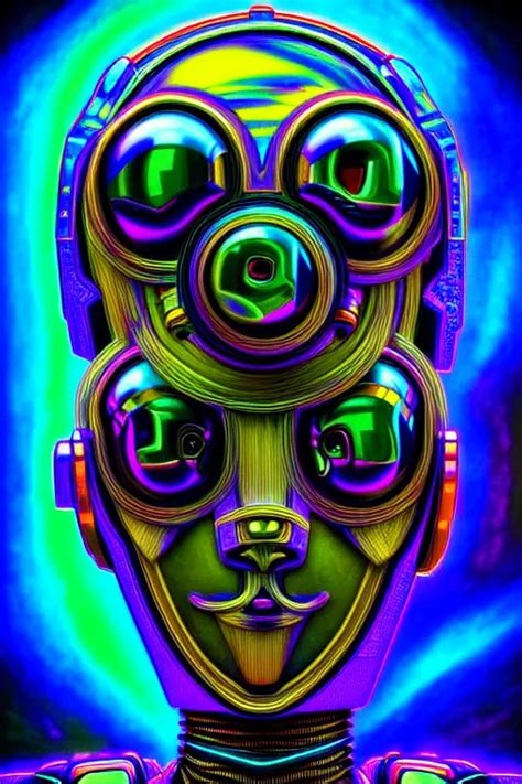 Maximalist Overdetailed Futuristic Robot Head Stable Diffusion OpenArt