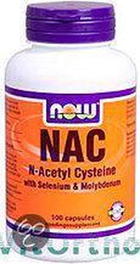 Now NAC N Acetyl Cysteine 600 Mg Capsules 100 St Bol