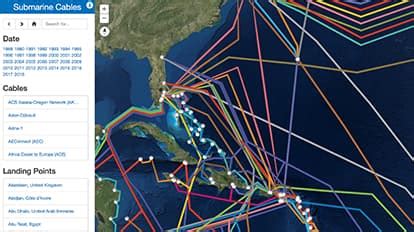 Submarine Cables Maps We Love Esri