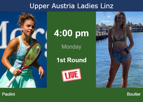 How to watch Paolini vs. Boulter on live streaming in Linz on Monday ...