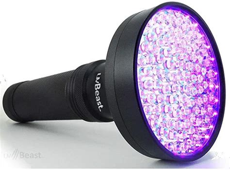 Uvbeast Uv Linterna Luz Negra Led Con Efecto Env O Gratis