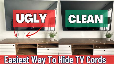 How To Hide Tv Power Cords The Easy Way Echogear In Wall Cable