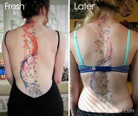 Thinking About A Tattoo These 35 Pics Show How Tattoos Age Over Time Tattoos Faded Tattoo