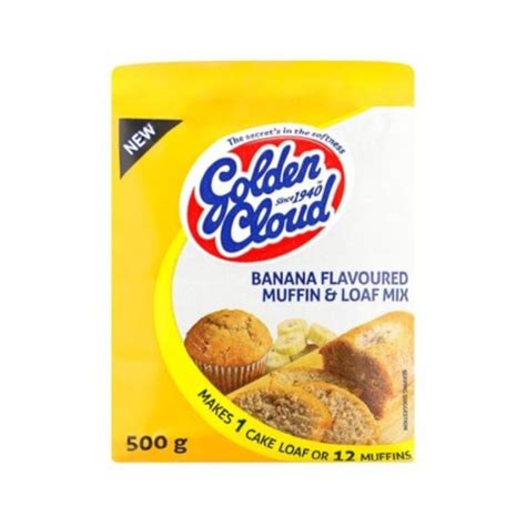 Golden Cloud Muffin Mix Banana 500g Striker Meat