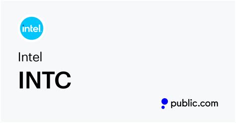 Buy Intel Stock - INTC Stock Price Today & News - Public.com