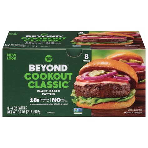 Save On Beyond Meat Cookout Classic Burger Patties Plant Based Ct