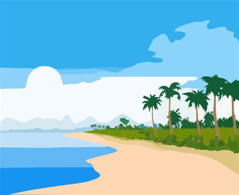 beach clip art  clkercom vector clip art  royalty