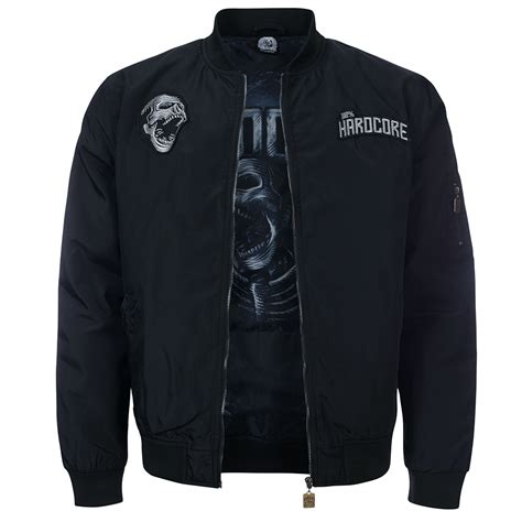 100 Hardcore Bomber Jacket Deadly Scream 325262050 Jacket Rigeshop