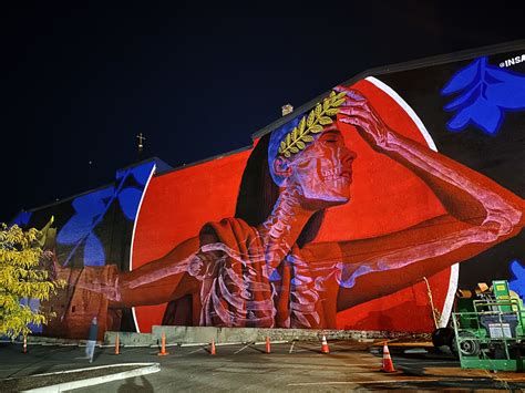 Oh Cincinnati Blink Cincinnati Mural Projection At B Flickr