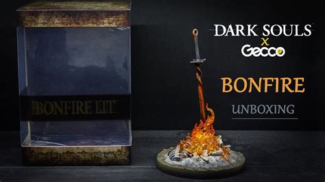 Dark Souls Bonfire Scale Light Up Statue Figure Collectible Model