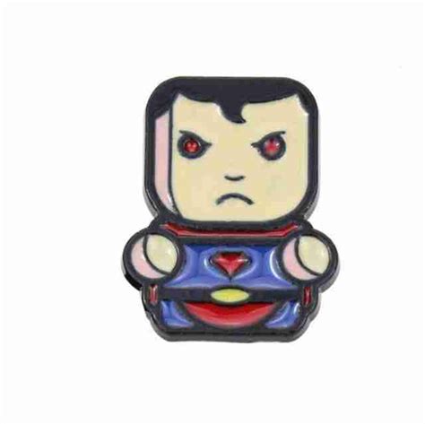 Superhero Superman Cute Chibi Enamel Pin Distinct Pins