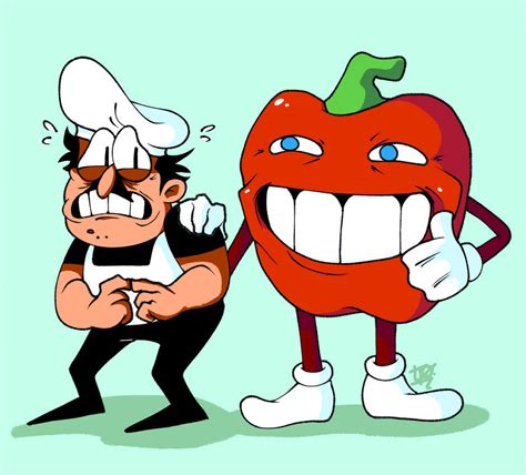 Peppino And Pepperman By Loogidrawssometimes On Deviantart