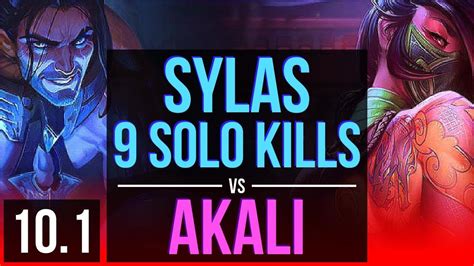 SYLAS Vs AKALI TOP 5 Early Solo Kills 9 Solo Kills Korea Master