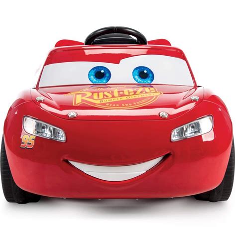 Lightning Mcqueen Battery Powered Vehicle With Sound Effects For Ages