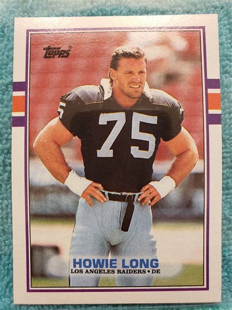 Topps Howie Long Los Angeles Raiders Ebay