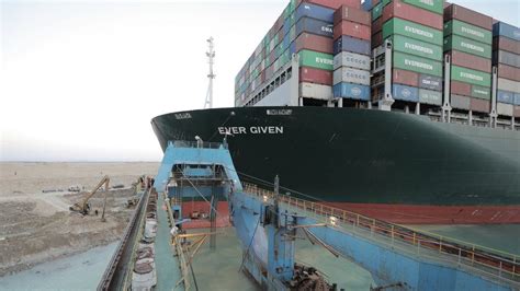 Stranded Suez Container Ship Reported Freed