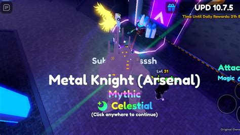 40 Trait Reroll To Metal Knight In Anime Adventures YouTube