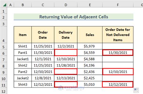 How To Return Value If Cell Is Blank Ways Exceldemy