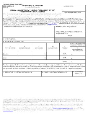 Fillable Online 7 CFR1401 4 Commodity Certificates Fax Email Print