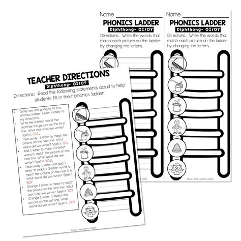 Lucky To Learn Phonics Other Vowels Diphthongs Phonics Ladder Oi