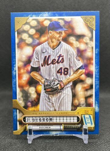 2022 Topps Gypsy Queen JACOB DeGROM 130 INDIGO 250 Texas Rangers SP