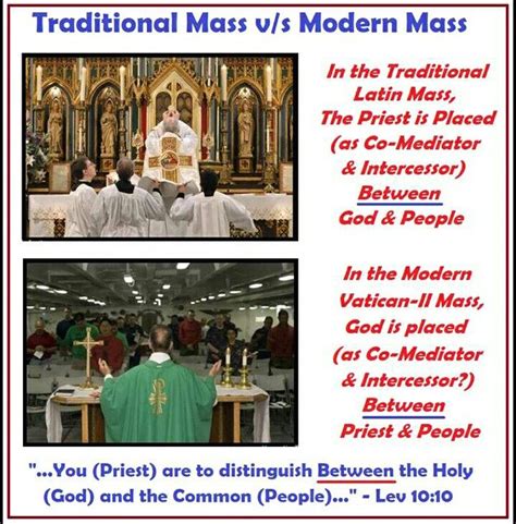 Traditional Latin Mass Vs Modern Vatican Ii Mass Latin Mass Latin Mass