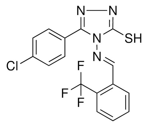 5 4 CL PH 4 2 TRIFLUOROMETHYL BENZYLIDENE AMINO 4H 1 2 4 TRIAZOLE