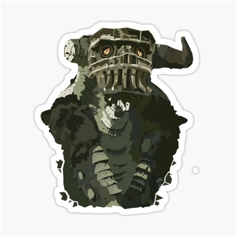 Shadow Of The Colossus Quadratus Sticker By Arcana Attire Redbubble