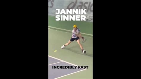 Janik Sinner Incredibly Fast Footwork On The Tennis Court During