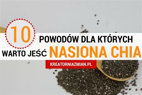 Nasiona Chia W A Ciwo Ci Zdrowotnych Przepisy