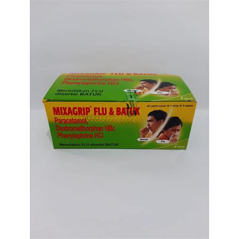 Jual Mixagrip Flu Batuk Box Strip Pcs Shopee Indonesia