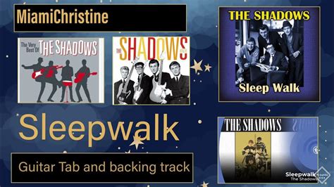 Sleepwalk The Shadows Lead Guitar Learn Tab Backing Track