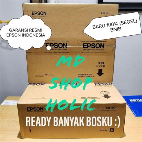 Jual PROYEKTOR EPSON EB E01 EBE01 EB E01 XGA 3300 Pendamping E500 EB