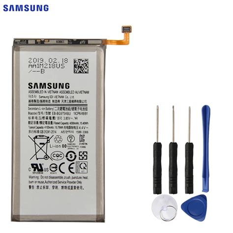 Samsung Original Replacement Battery Eb Bg975abu For Samsung Galaxy S10 S10 Plus Sm G9750