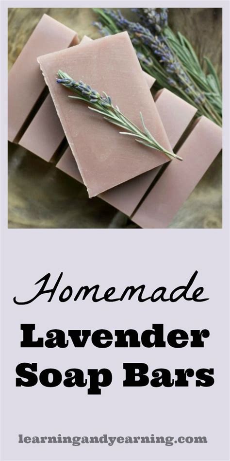 Homemade Lavender Soap Bars Lavender Soap Bar Lavender Soap Home