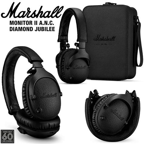 Fones Marshall Monitor II A N C Diamond Jubilee Over Ear Headphones