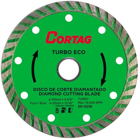 Cortag Disco Diamantado Turbo Eco Patria Unida Materiais De Constru O