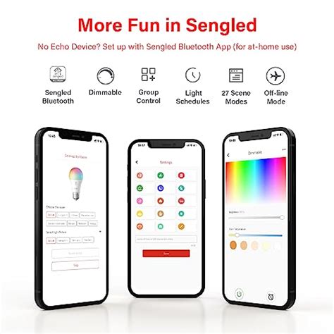 Sengled Smart Light Bulbs E Smart Bulb S Auto Pairing With Alexa