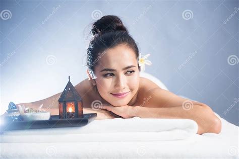 Thai Oil Massage To Beautiful Asian Woman Stock Image Image Of Apply