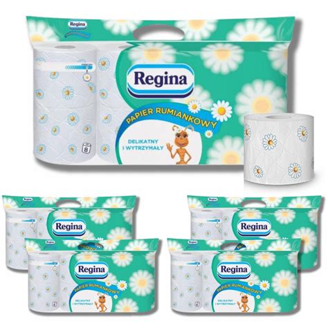 Papier Toaletowy REGINA 3 Warstwy Rumianek 8 Rolek X5 76207 Cena